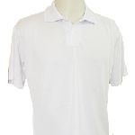 CAMISA POLO MASCULINA BRANCA LISA