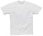 CAMISETA BRANCA LISA 100% ALGODÃO FIO 30.1